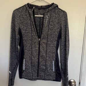 Brooks Gray and White Women's Jacket
